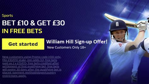william hill welcome offer
